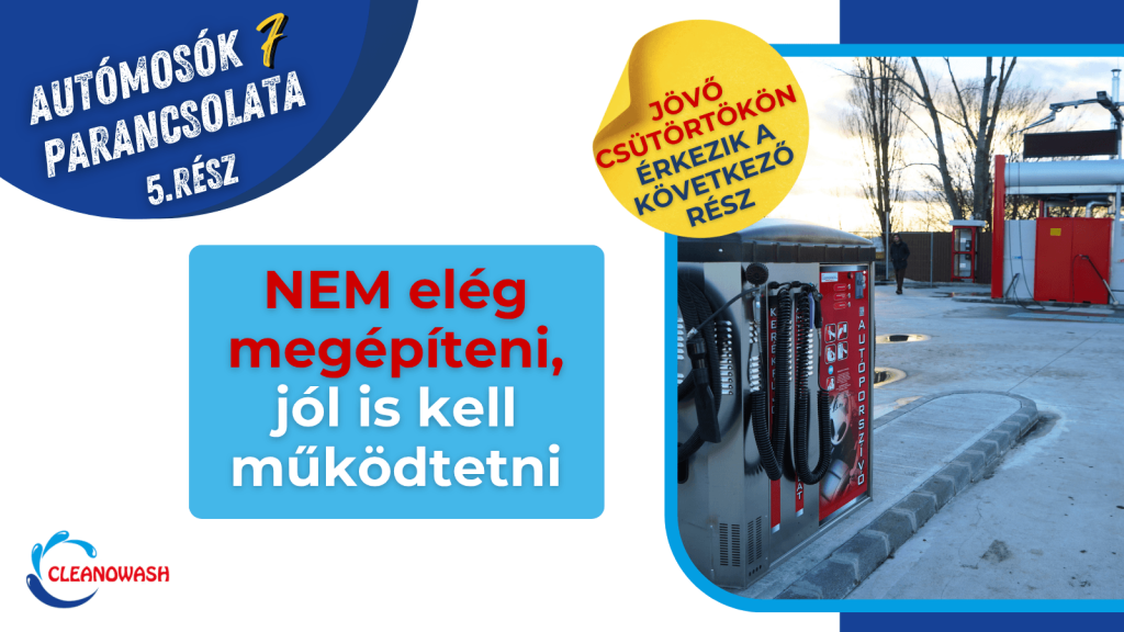 Autómosó üzemeltetés és üzleti modell